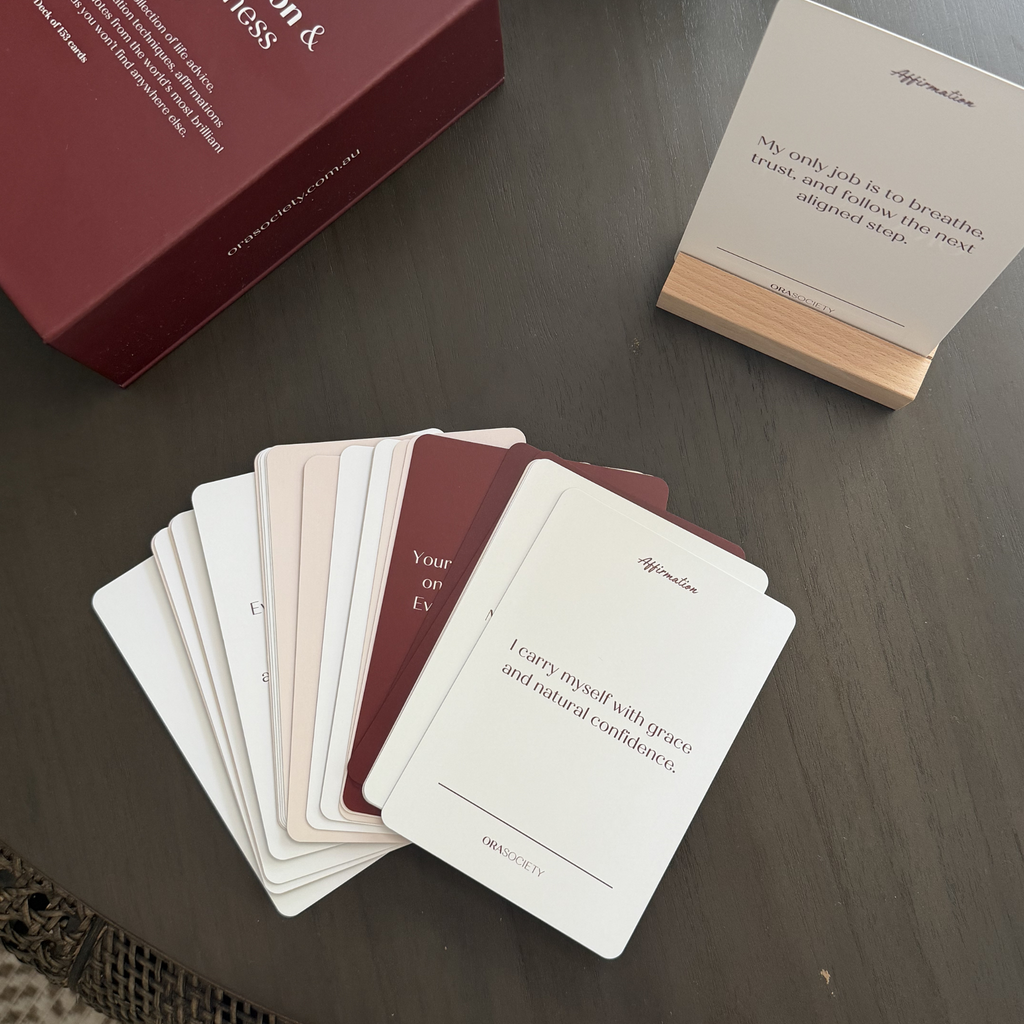 ORA Affirmation & Mindset Cards (Includes Stand)