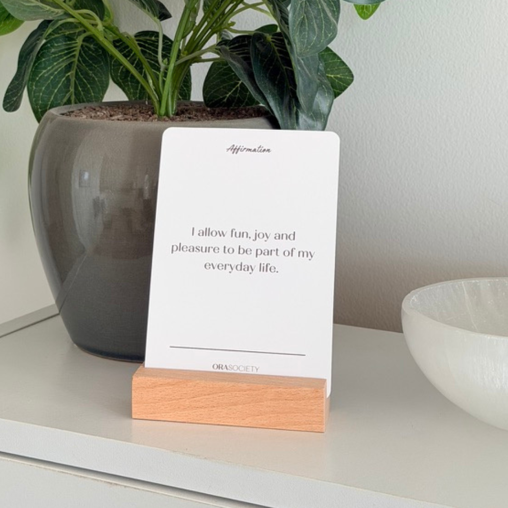 ORA Affirmation & Mindset Cards (153 Cards + Stand)