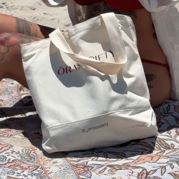 ŌRA Canvas Tote Bag