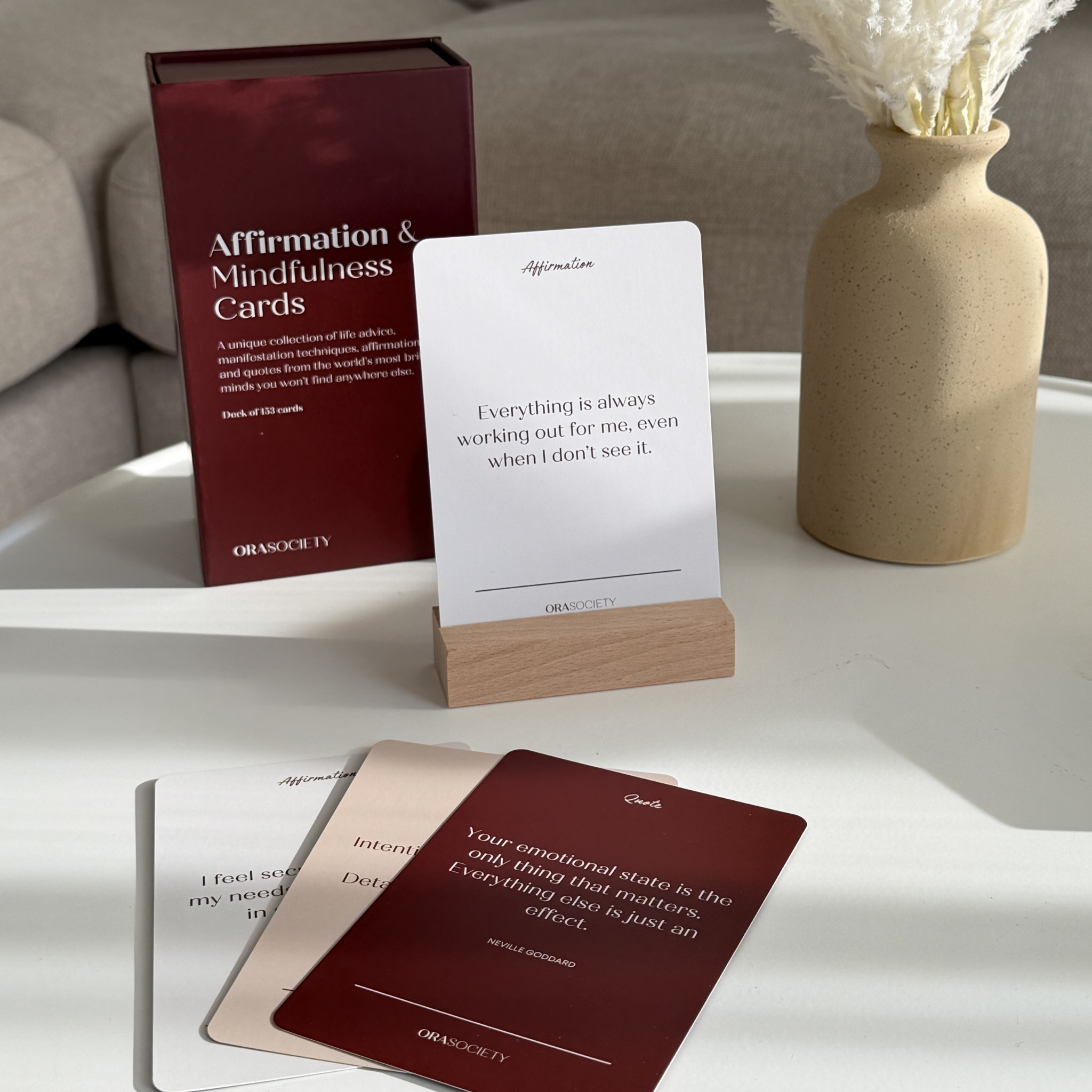 ORA Affirmation & Mindset Cards (Includes Stand)