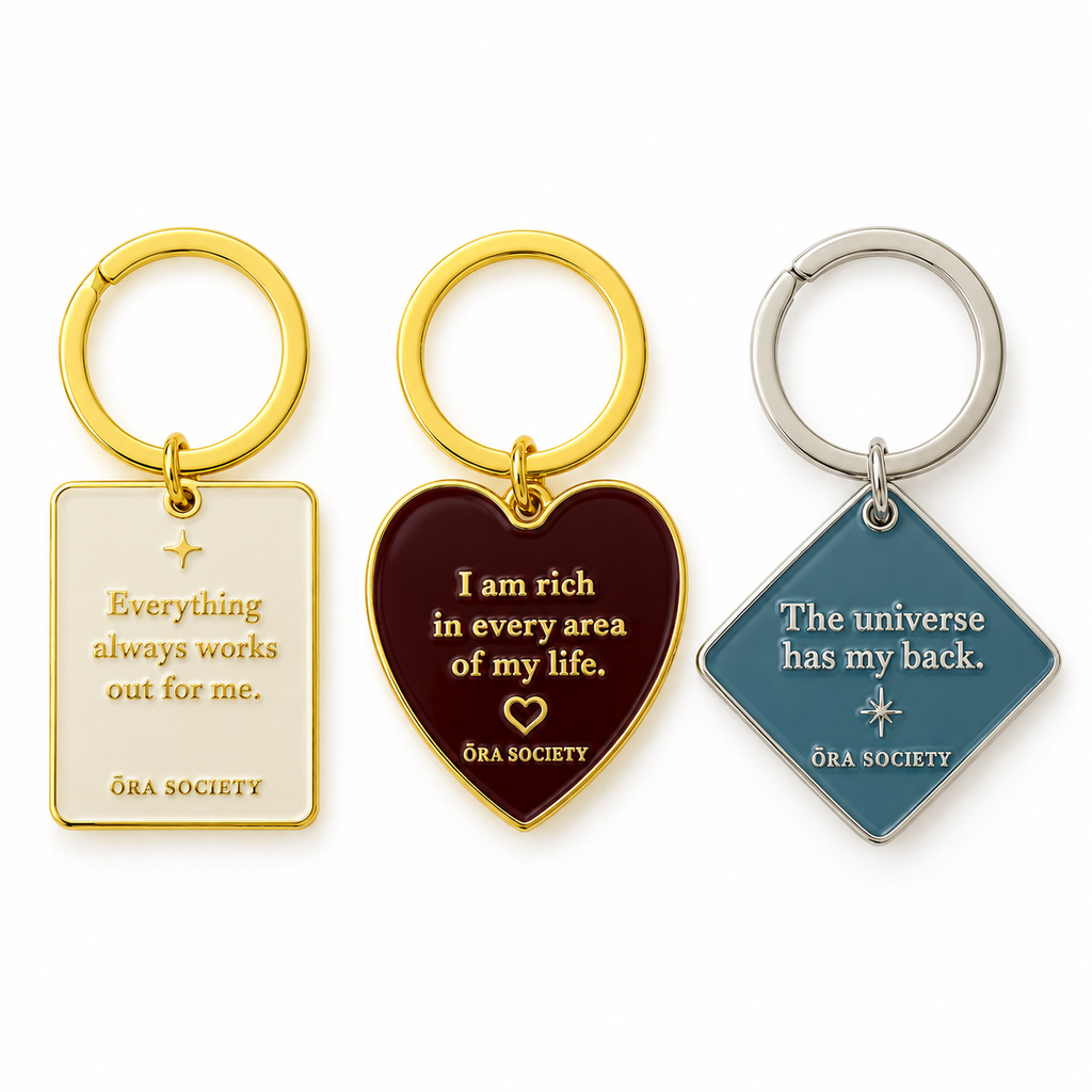 Affirmation Keyrings