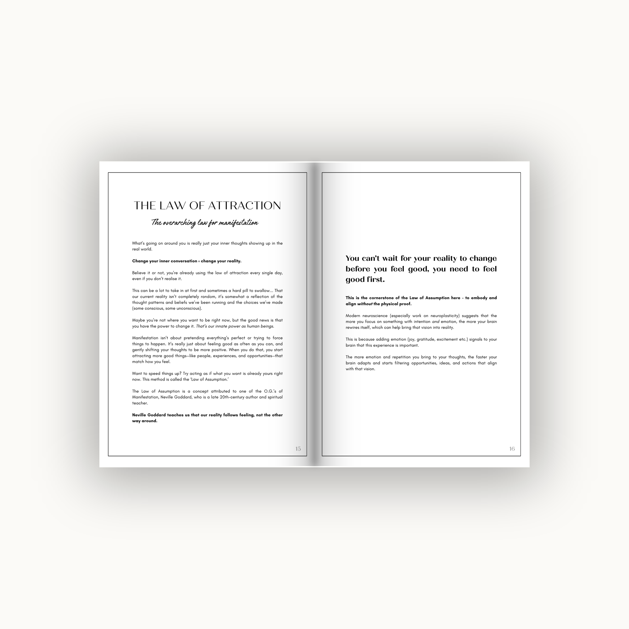 ŌRA Journal - The No BS Manifestation Journal