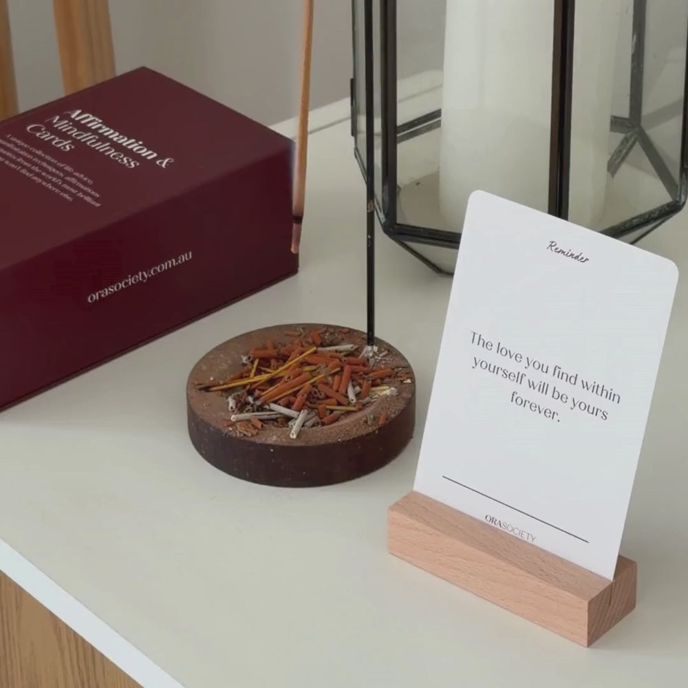 ORA Affirmation & Mindset Cards (153 Cards + Stand)
